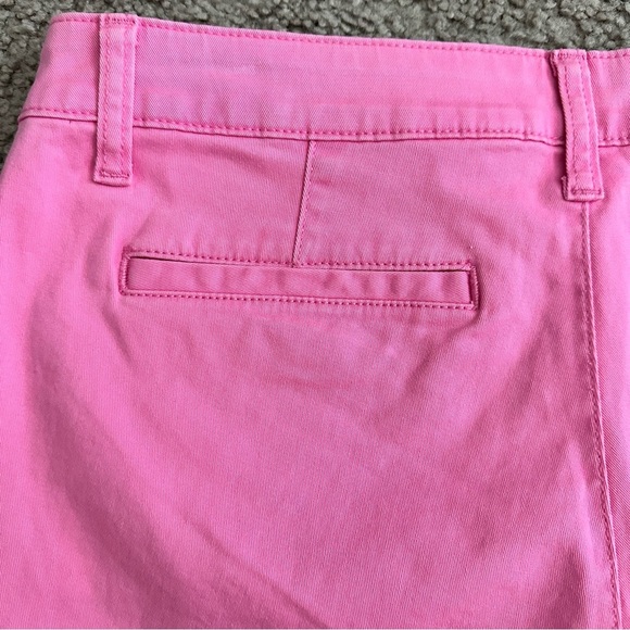 a.n.a Mid-Rise Midi Chino Pink Short Womens 4 - Picture 13 of 13